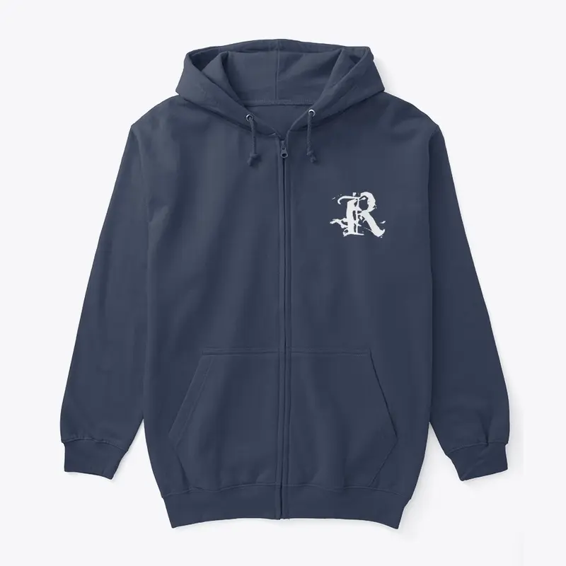 RiperGears “R” Unisex Hoodie (White)